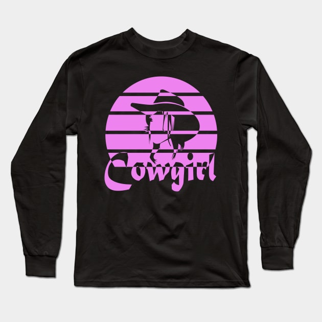 Cowgirl Long Sleeve T-Shirt by jaml-12